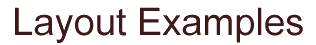 Title Webpage Layout Examples