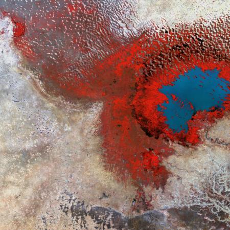 Lake Chad, Africa, 1987, http://landsat.usgs.gov/