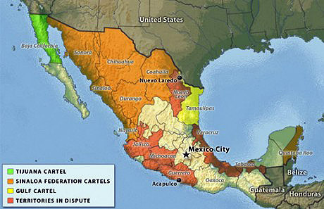Drug Cartel Map