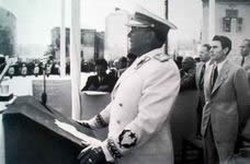 Josip Broz Tito giving a speech to workers in post WWII.