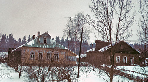 Russian Village in Winter