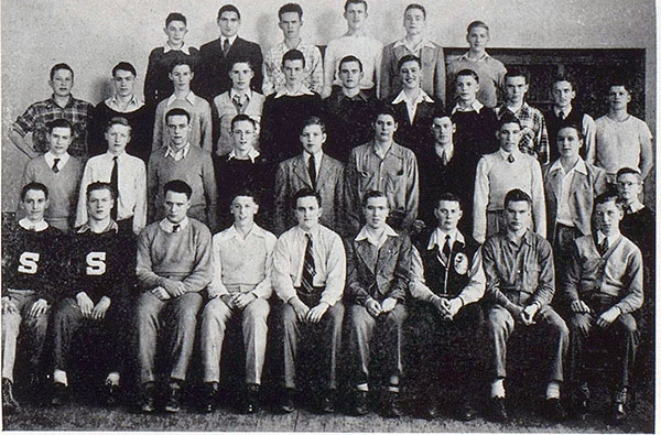 Slatington High School football team 1945