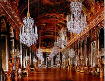 Galerie des Glaces. Source=http://www.urich.edu/~jpaulsen/int.html. Copyright &copy; 1996 / Simon Fairclough, Amanda Howland et Janice B. Paulsen, Universit&eacute; de Richmond.